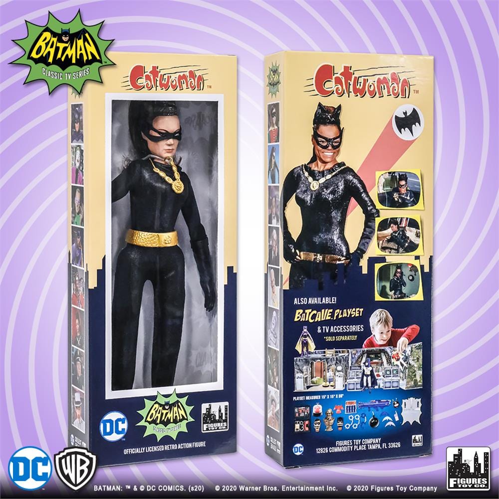 Batman Classic TV Series Boxed 8 Inch Action Figures: Catwoman (Eartha)