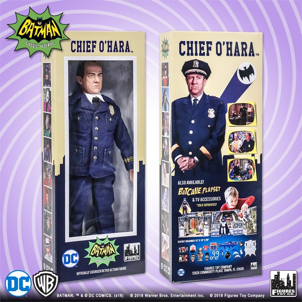 Batman Classic TV Series Boxed 8 Inch Action Figures: Chief O'Hara