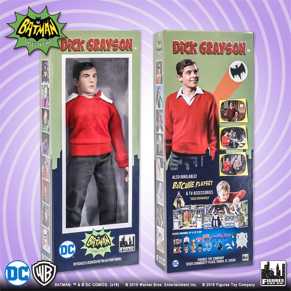 Batman Classic TV Series Boxed 8 Inch Action Figures: Dick Grayson