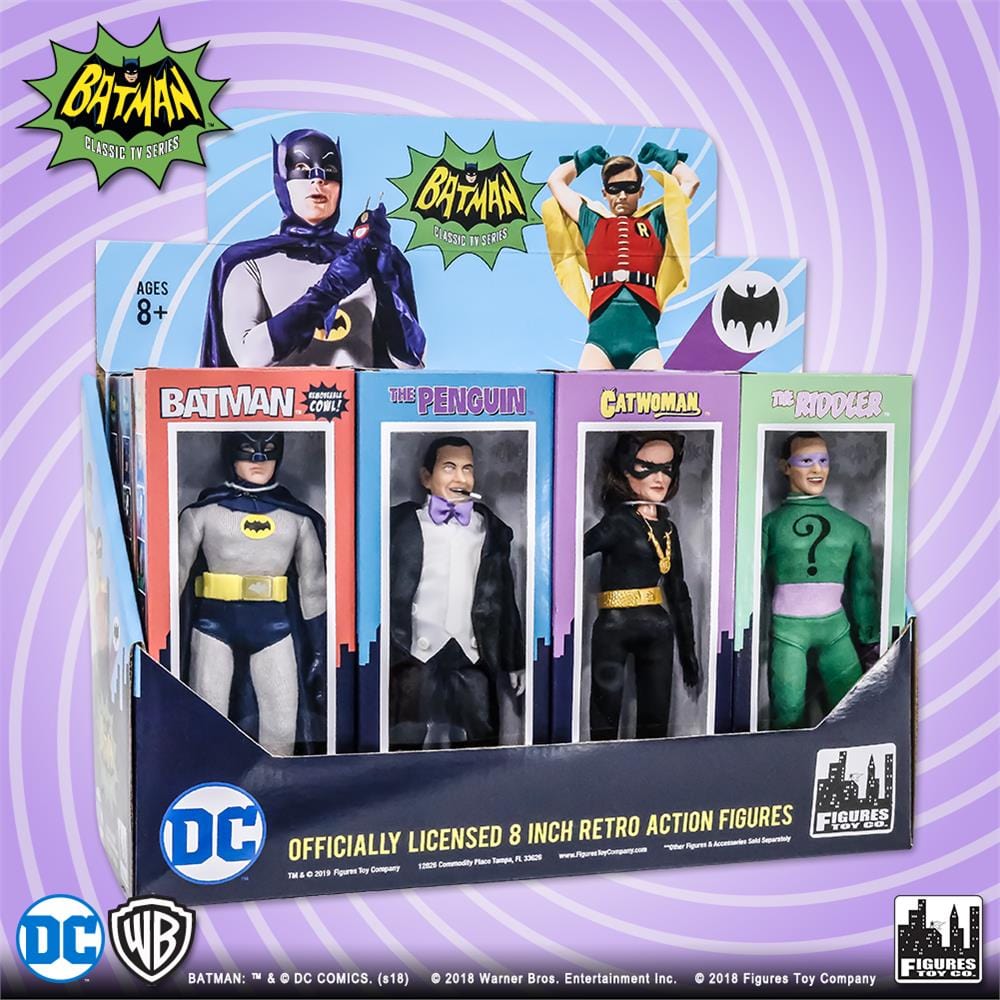 Batman Classic TV Series Boxed 8 Inch Action Figures: Display Box Only