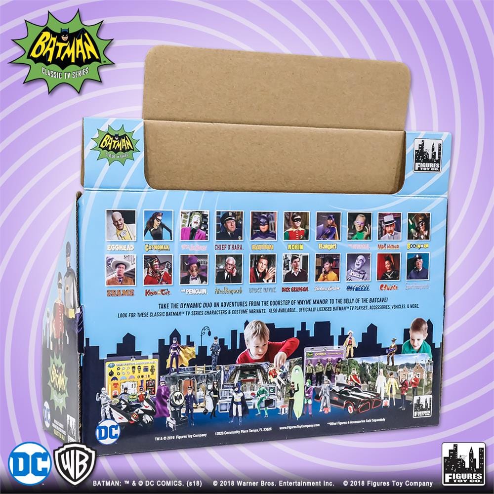 Boxed Actionfigures Batman Classic TV Series Boxed 8 Inch Action Figures: Display Box Only ...