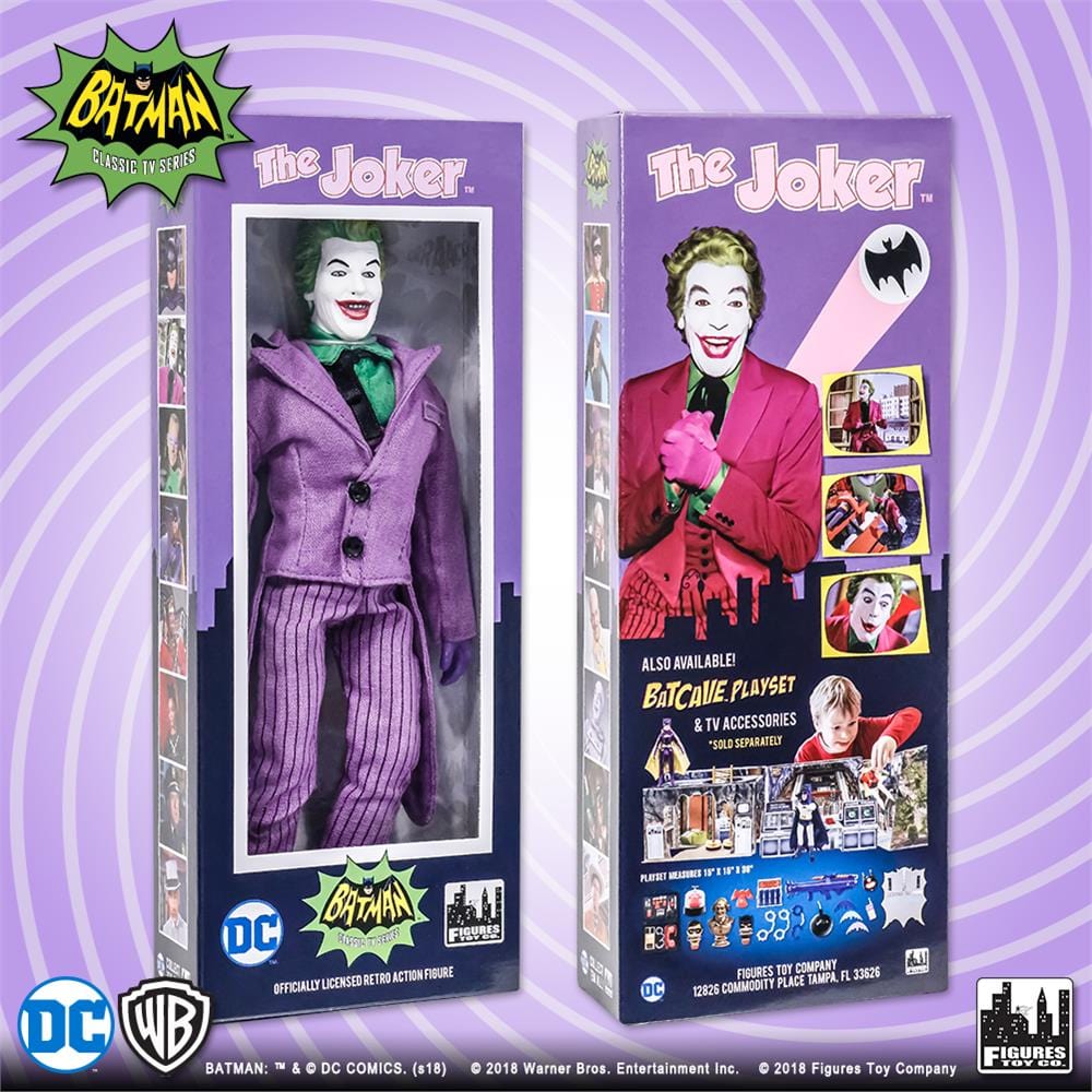 Batman Classic TV Series Boxed 8 Inch Action Figures: Joker