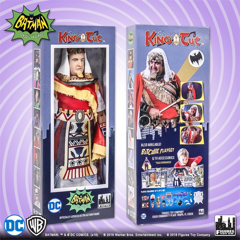 Batman Classic TV Series Boxed 8 Inch Action Figures: King Tut