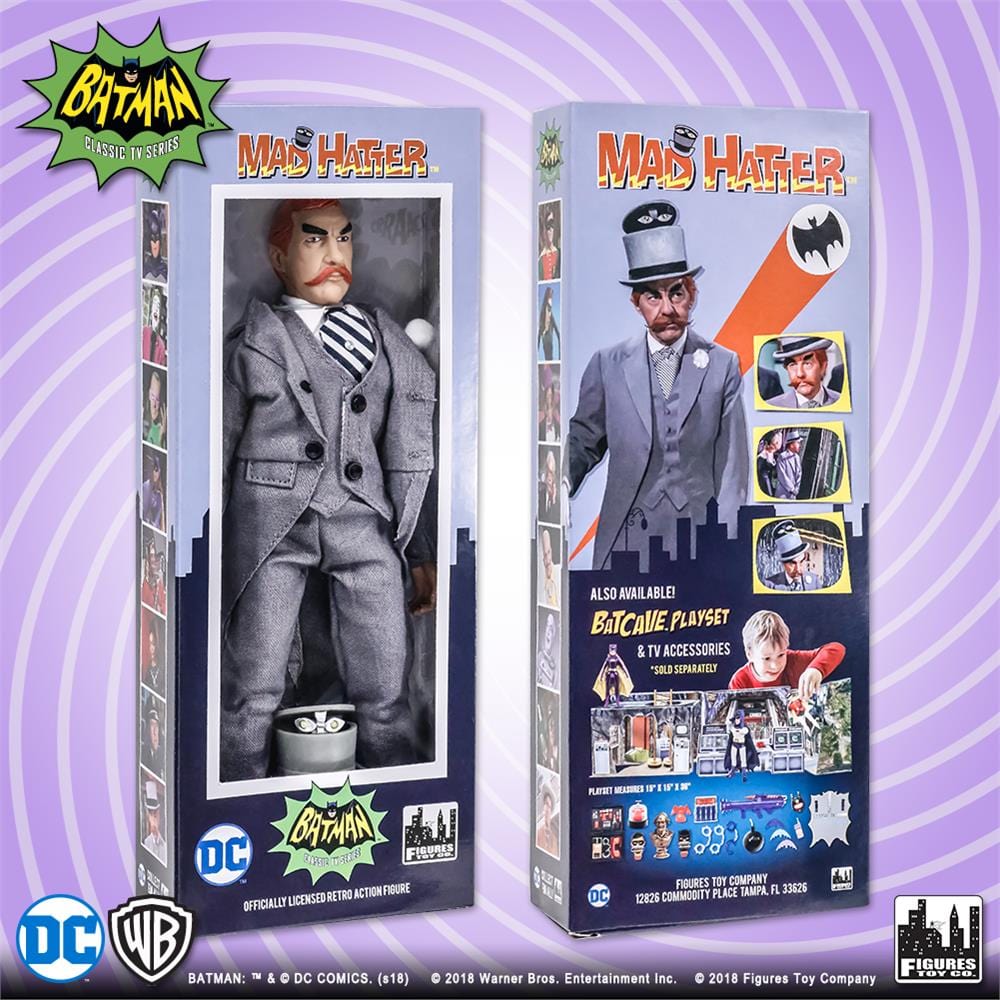 Batman Classic TV Series Boxed 8 Inch Action Figures: Mad Hatter