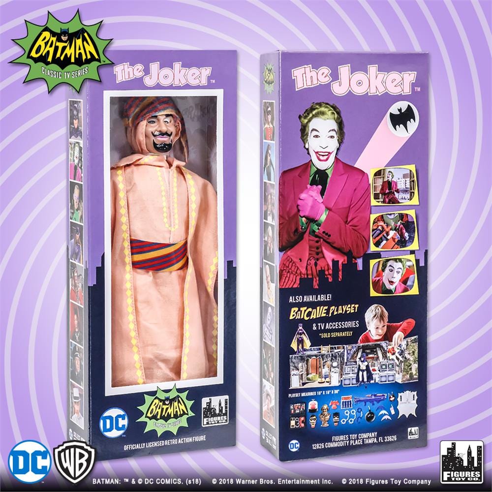 Batman Classic TV Series Boxed 8 Inch Action Figures: Masked Maharaja Variant Joker
