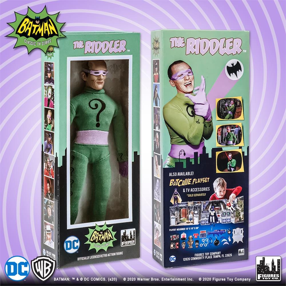 Batman Classic TV Series Boxed 8 Inch Action Figures: Riddler [Removable Mask]