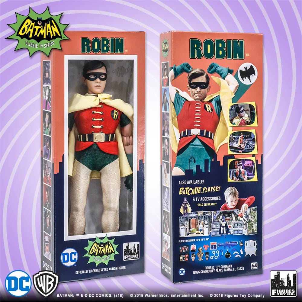 Batman Classic TV Series Boxed 8 Inch Action Figures: Robin