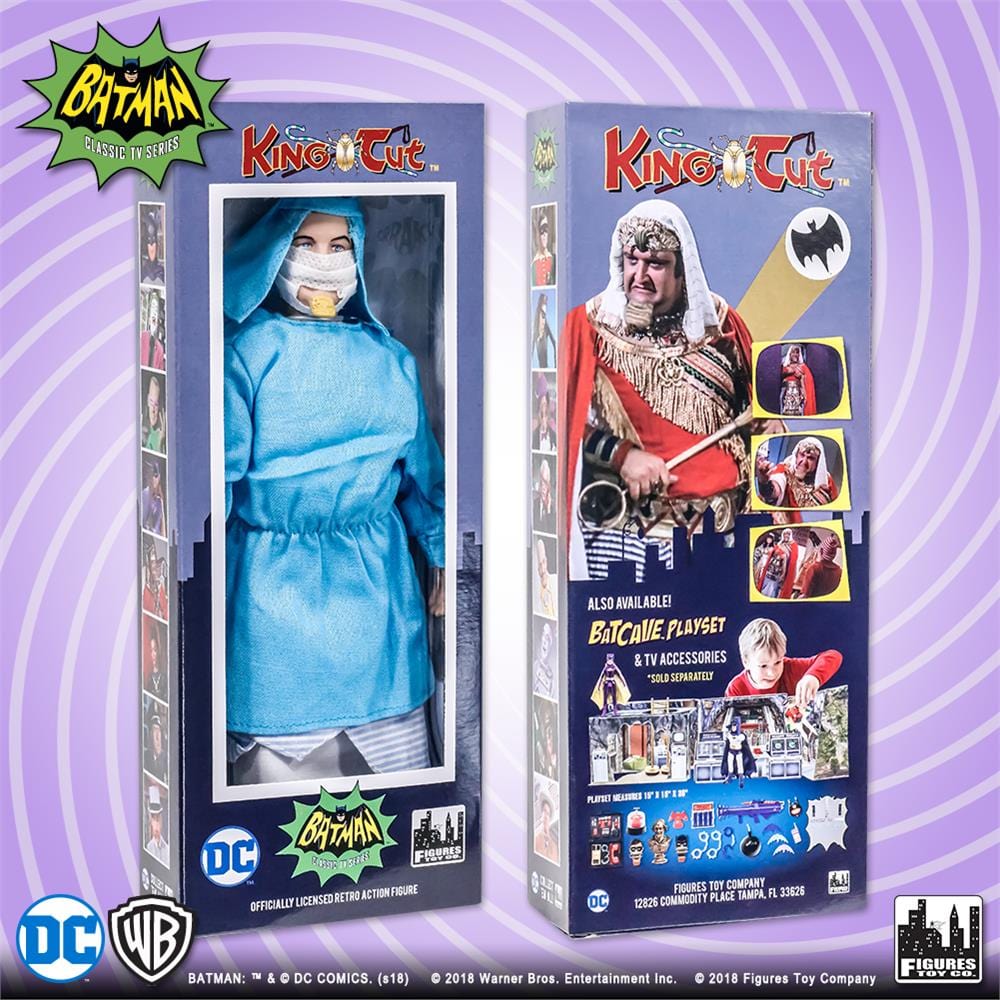 Batman Classic TV Series Boxed 8 Inch Action Figures: Surgeon Variant King Tut
