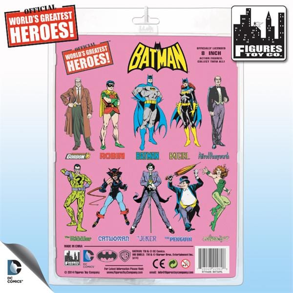 Batman Retro 8 Inch Action Figures Series 3: Batgirl (with removable cowl)
