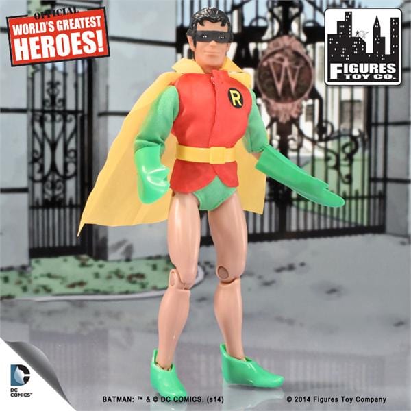 Batman Retro 8 Inch Action Figures Series 3: Robin (With removable mask)