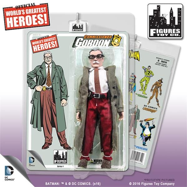 Batman Retro 8 Inch Action Figures Series 4: Commisioner Gordon