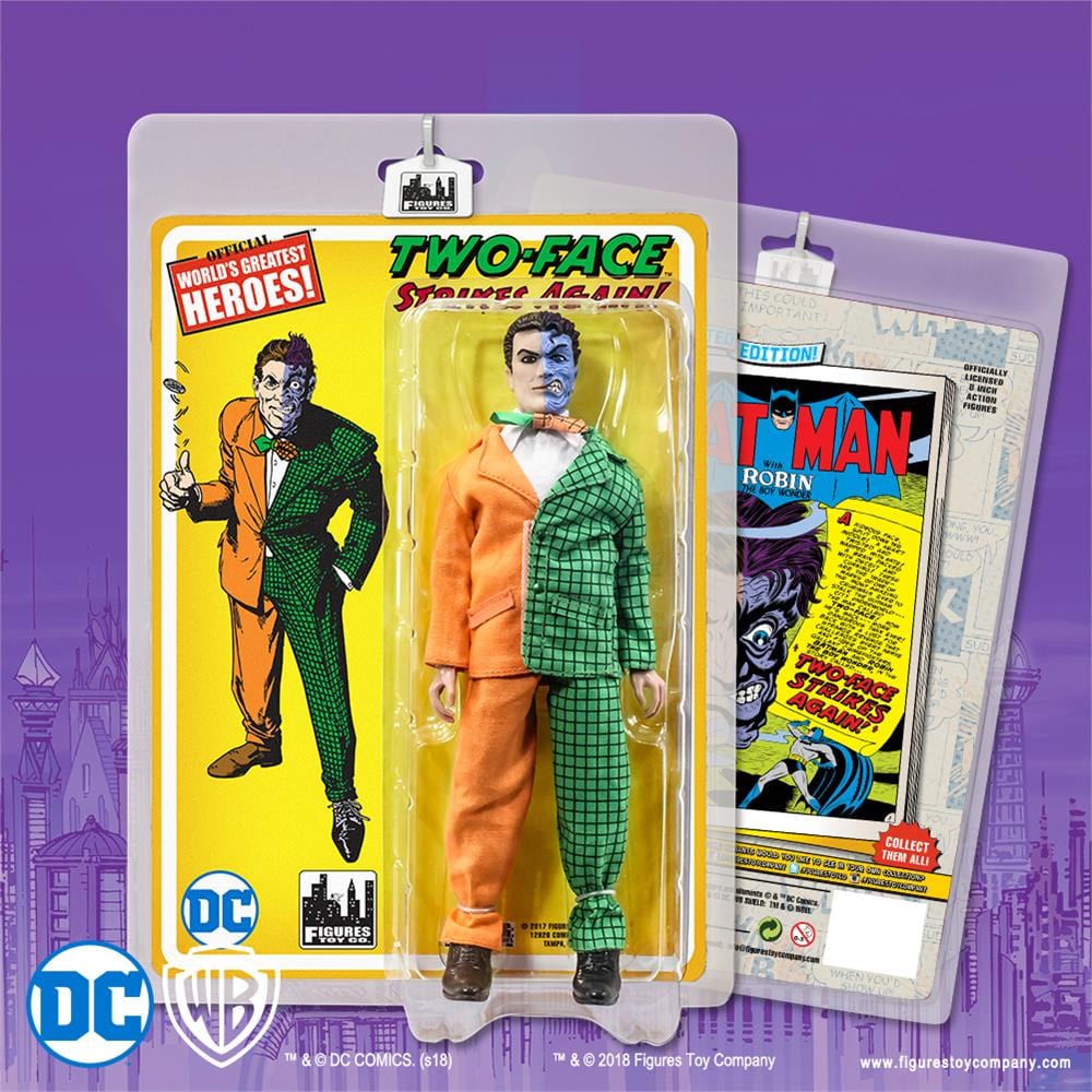 Batman Retro Action Figures Series: Two-Face [Orange & Green Variant]