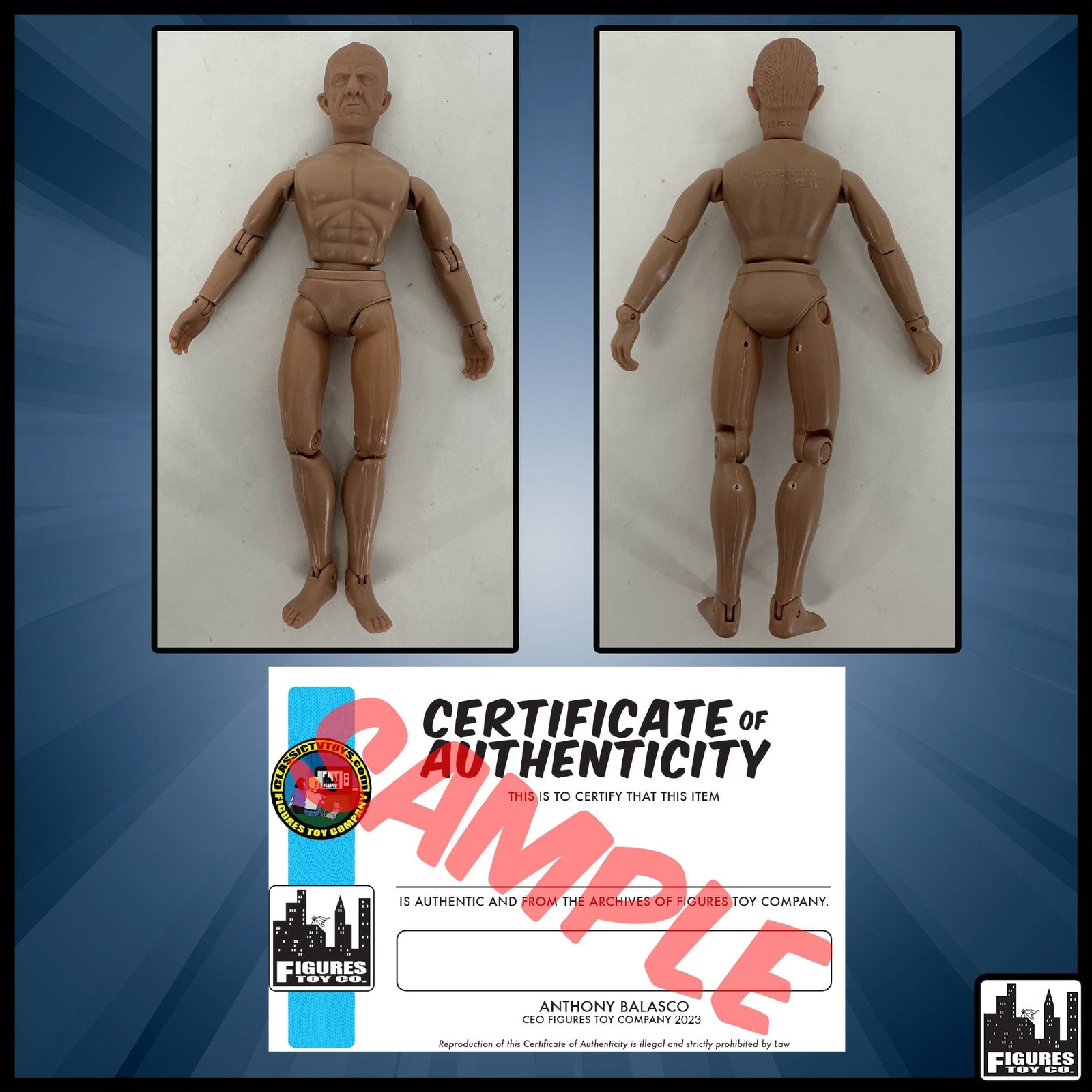 Batman TV Chief O' Hara Prototype Action Figure Test Shots