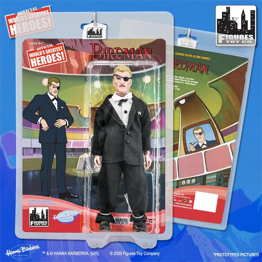 Birdman & The Galaxy Trio 8 Inch Retro Action Figures Series: Falcon 7