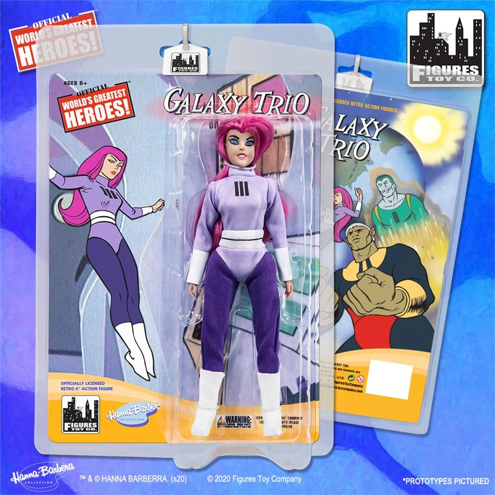 Birdman &amp; The Galaxy Trio 8 Inch Retro Action Figures Series: Gravity Girl