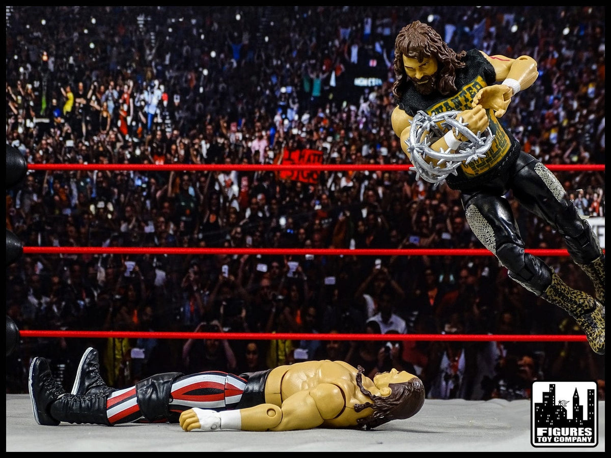 Black Barbed Wire Section for WWE Wrestling Action Figures