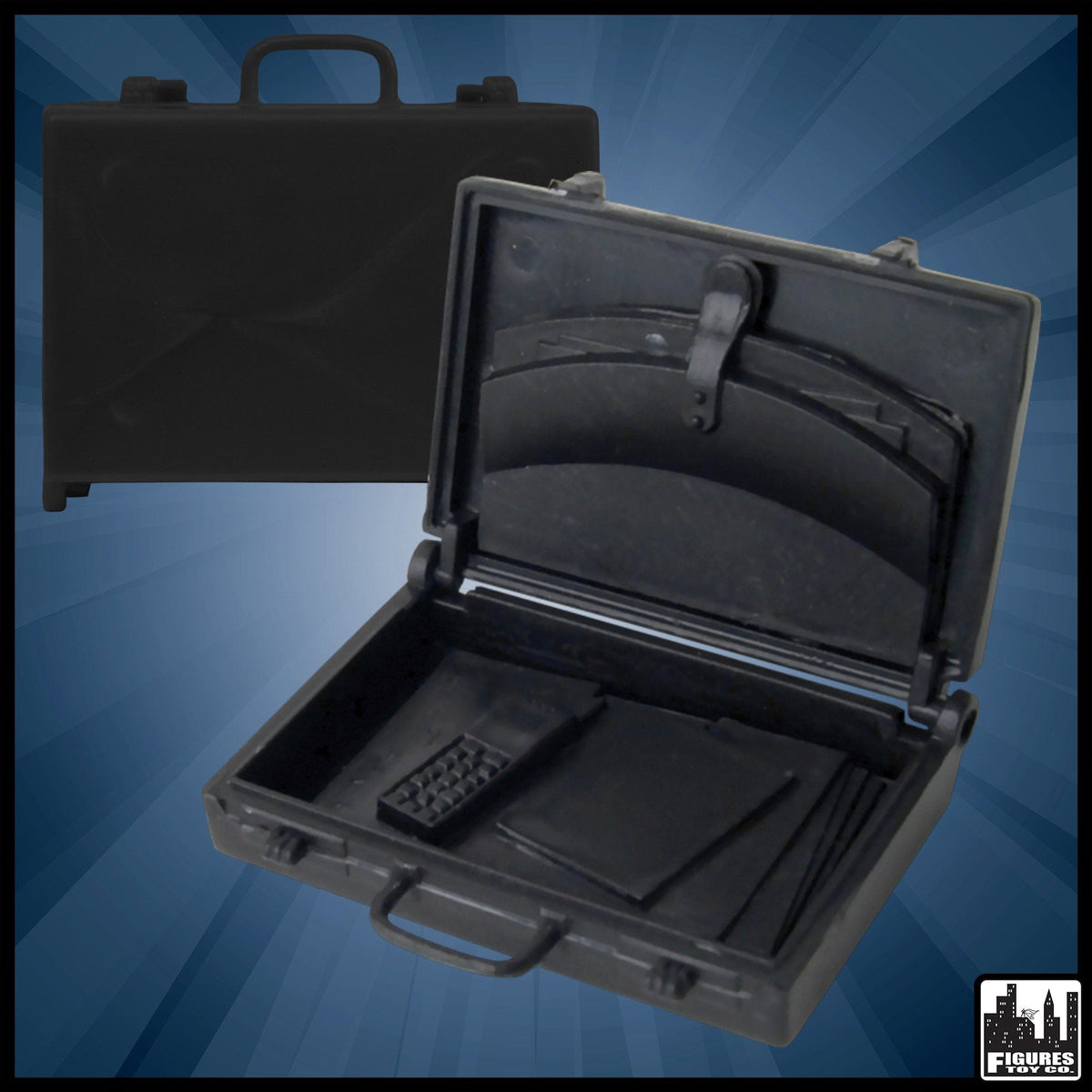 Black Briefcase for WWE Wrestling Action Figures
