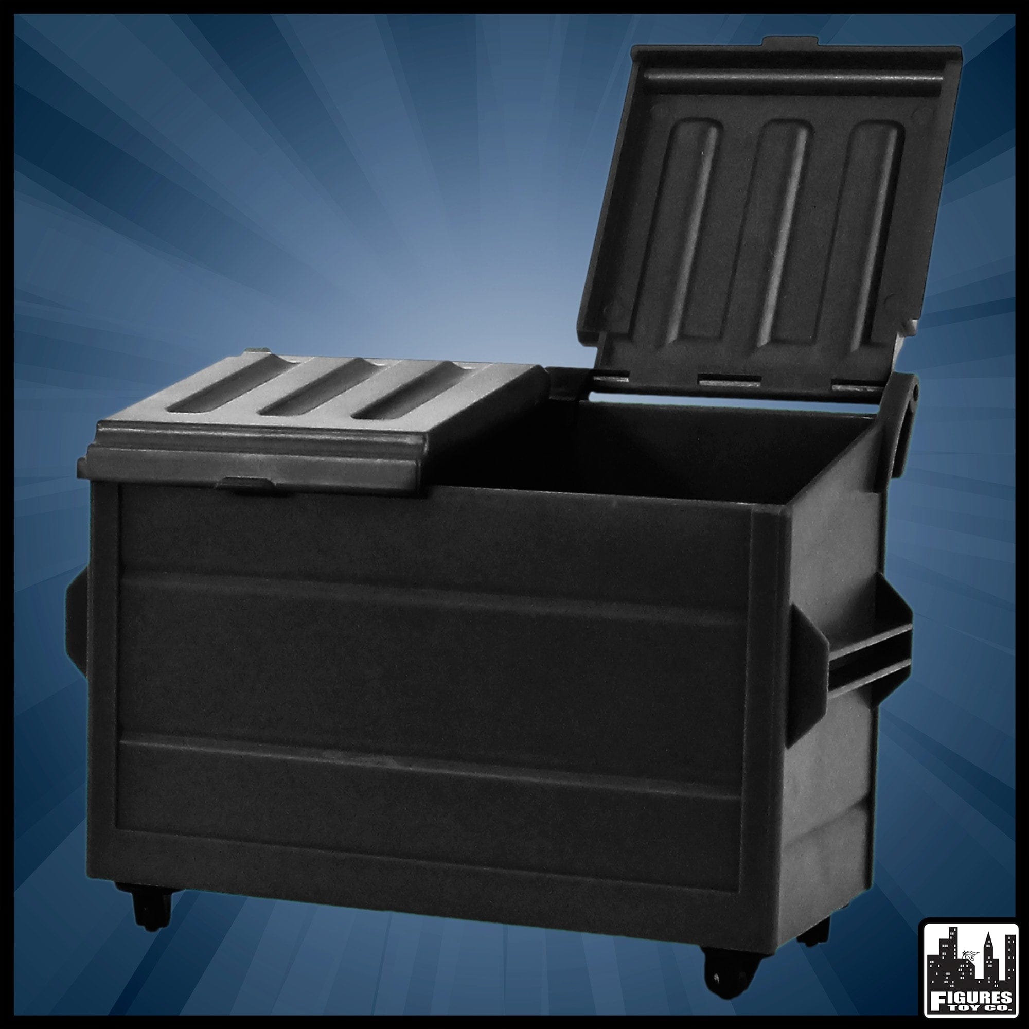 Black Dumpster for WWE Wrestling Action Figures