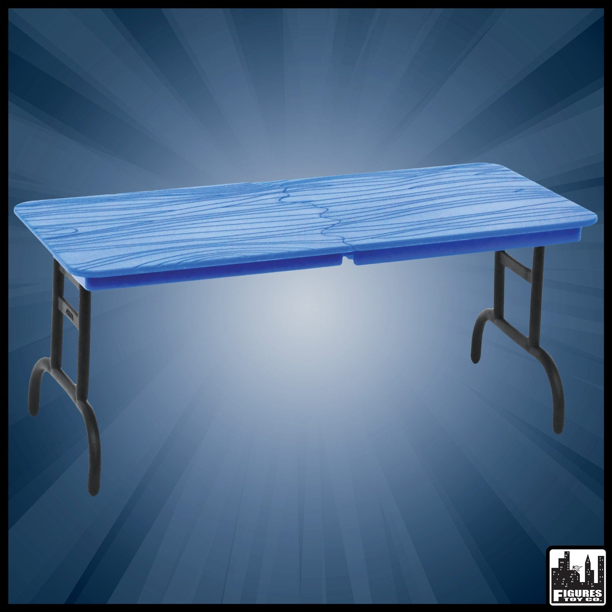 Blue Breakable Table for WWE Wrestling Action Figures