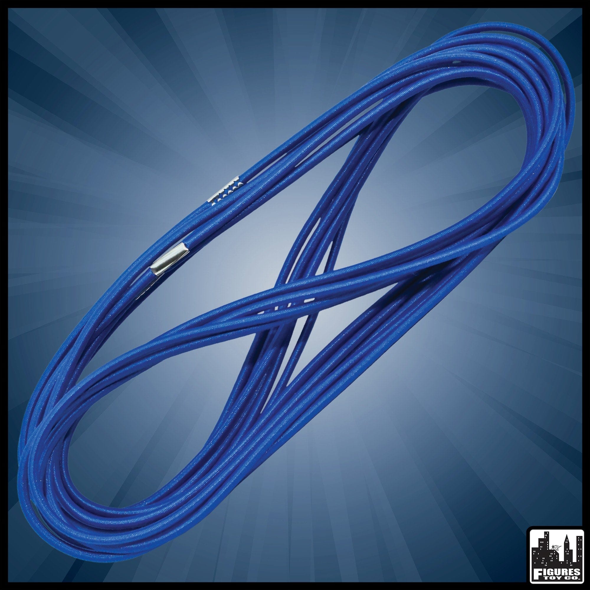Smackdown Blue Ring Ropes Black Ring Ropes for SMALL WWE & AEW Wrestling Action Figure Rings ...