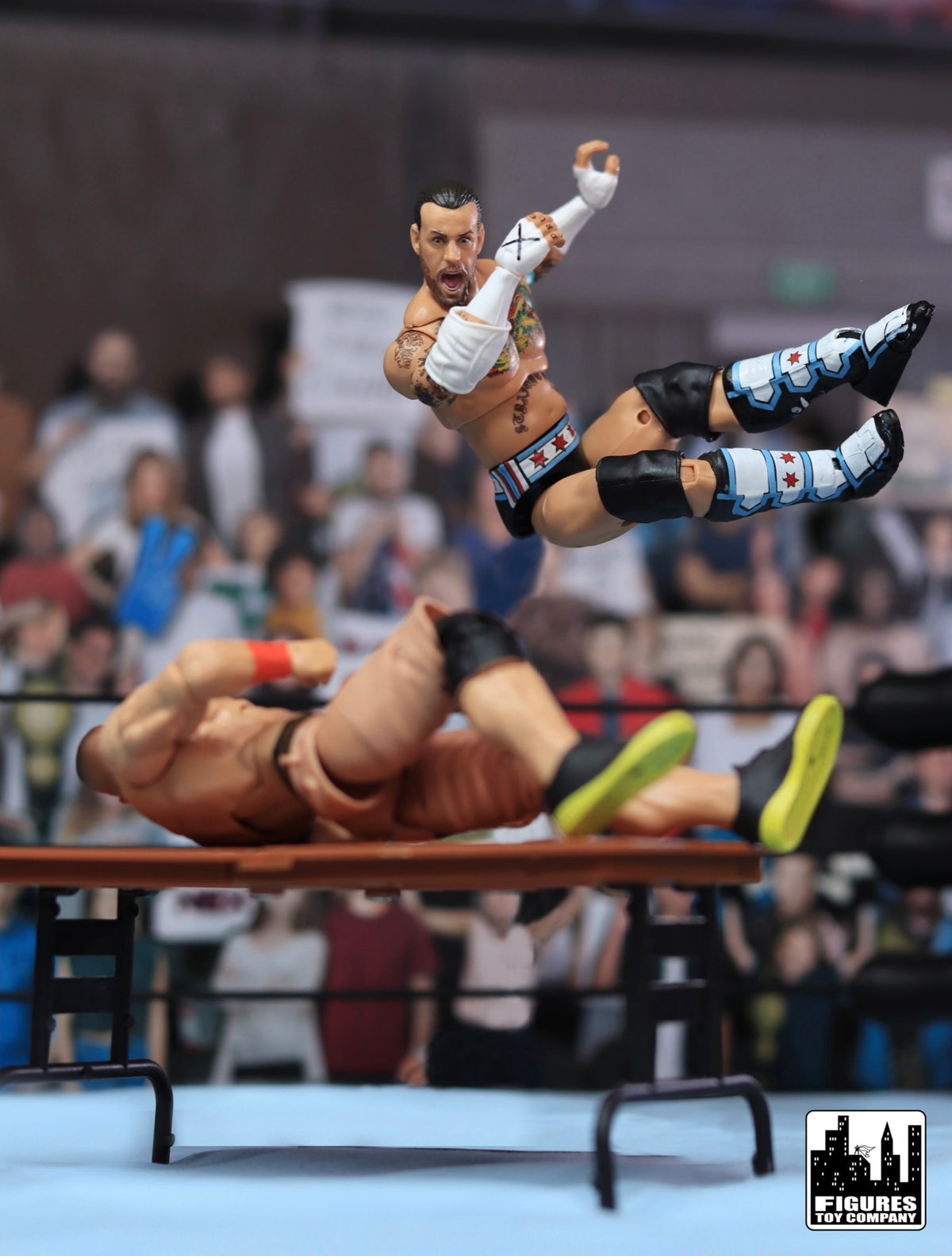 Set of 6 Breakable Tables for WWE &amp; AEW Wrestling Action Figures