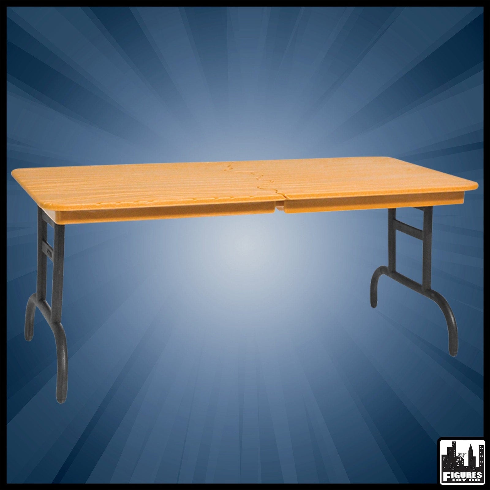Brown Breakaway Table for WWE Wrestling Action Figures