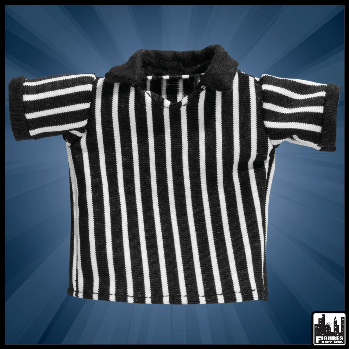 Cloth Referee Shirt for WWE Wrestling Action Figures