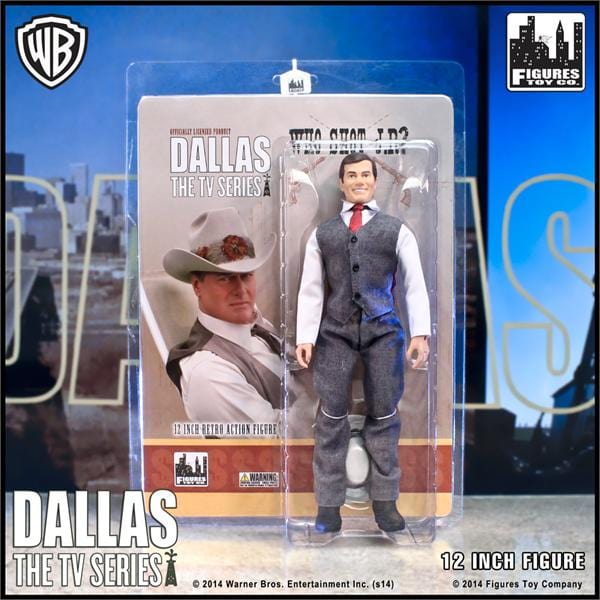 Dallas 12 Inch Action Figures Series One: &quot;Who Shot Jr?&quot; JR Ewing Figure