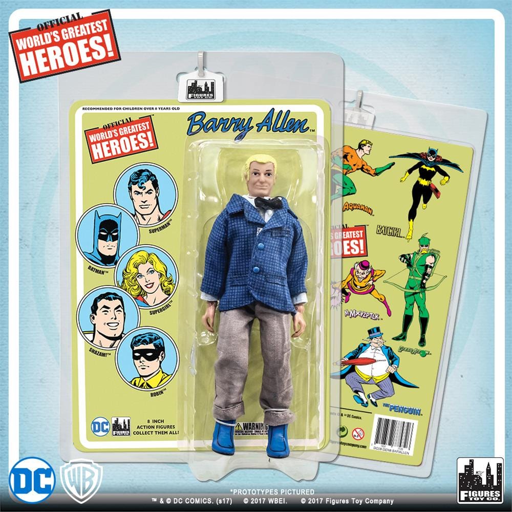 DC Comics 8 Inch Action Figures with Retro Cards: Barry Allen