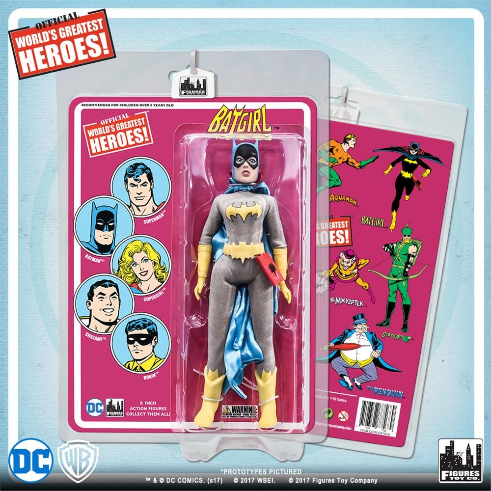 DC Comics 8 Inch Action Figures with Retro Cards: Batgirl [Purple Card]