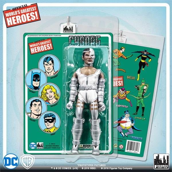DC Comics 8 Inch Action Figures with Retro Cards: Cyborg