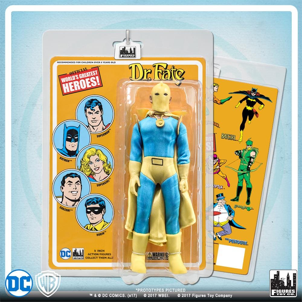DC Comics 8 Inch Action Figures with Retro Cards: Dr. Fate
