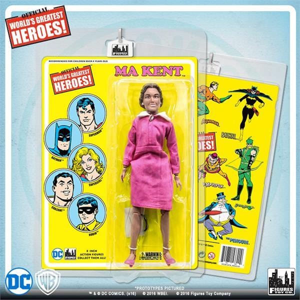 DC Comics 8 Inch Action Figures with Retro Cards: Ma Kent