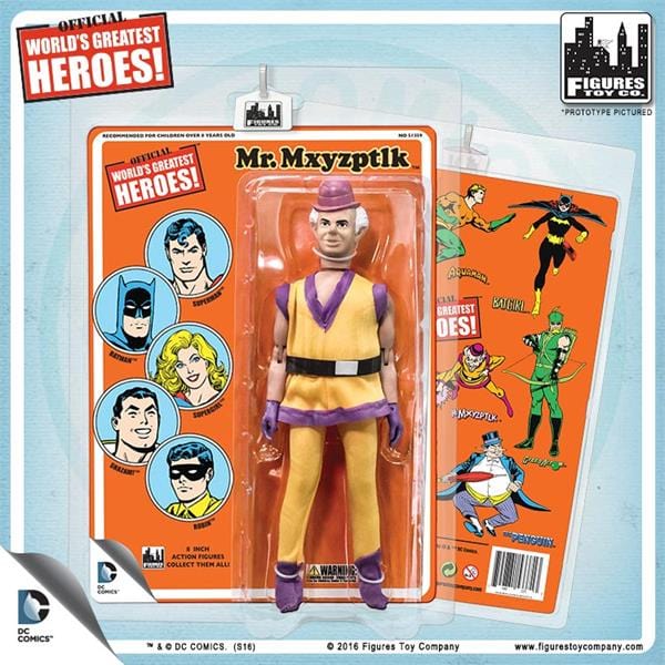 DC Comics 8 Inch Action Figures with Retro Cards: Mr. Mxyzptlk