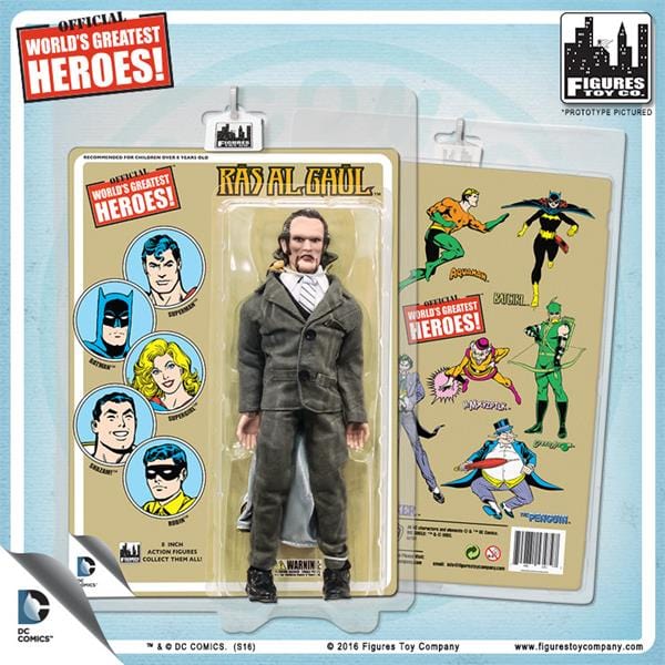 DC Comics 8 Inch Action Figures with Retro Cards: Ras Al Ghul