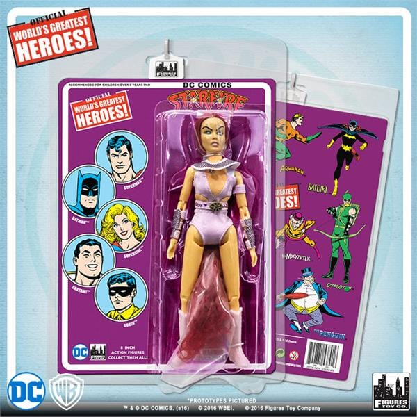 DC Comics 8 Inch Action Figures with Retro Cards: Starfire