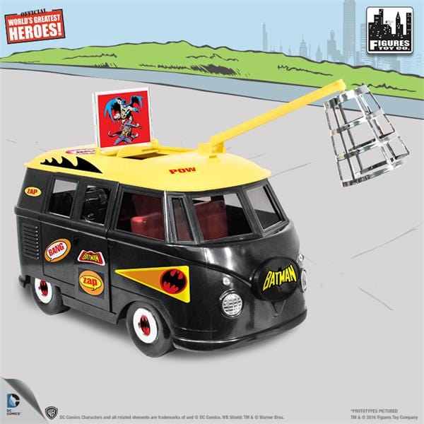 DC Comics Bus Playset for 8 Inch Retro Figures: Batlab With Exclusive Penguin Figure