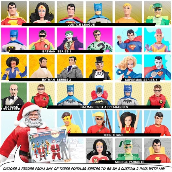 DC Comics Limited Edition Action Figure Two-Pack With Santa Claus