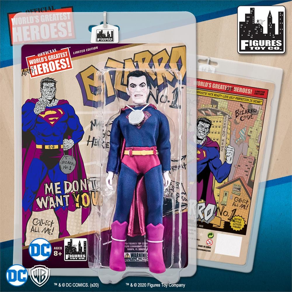 DC Comics Retro 8 Inch Action Figure Series: Bizarro [Purple Variant]