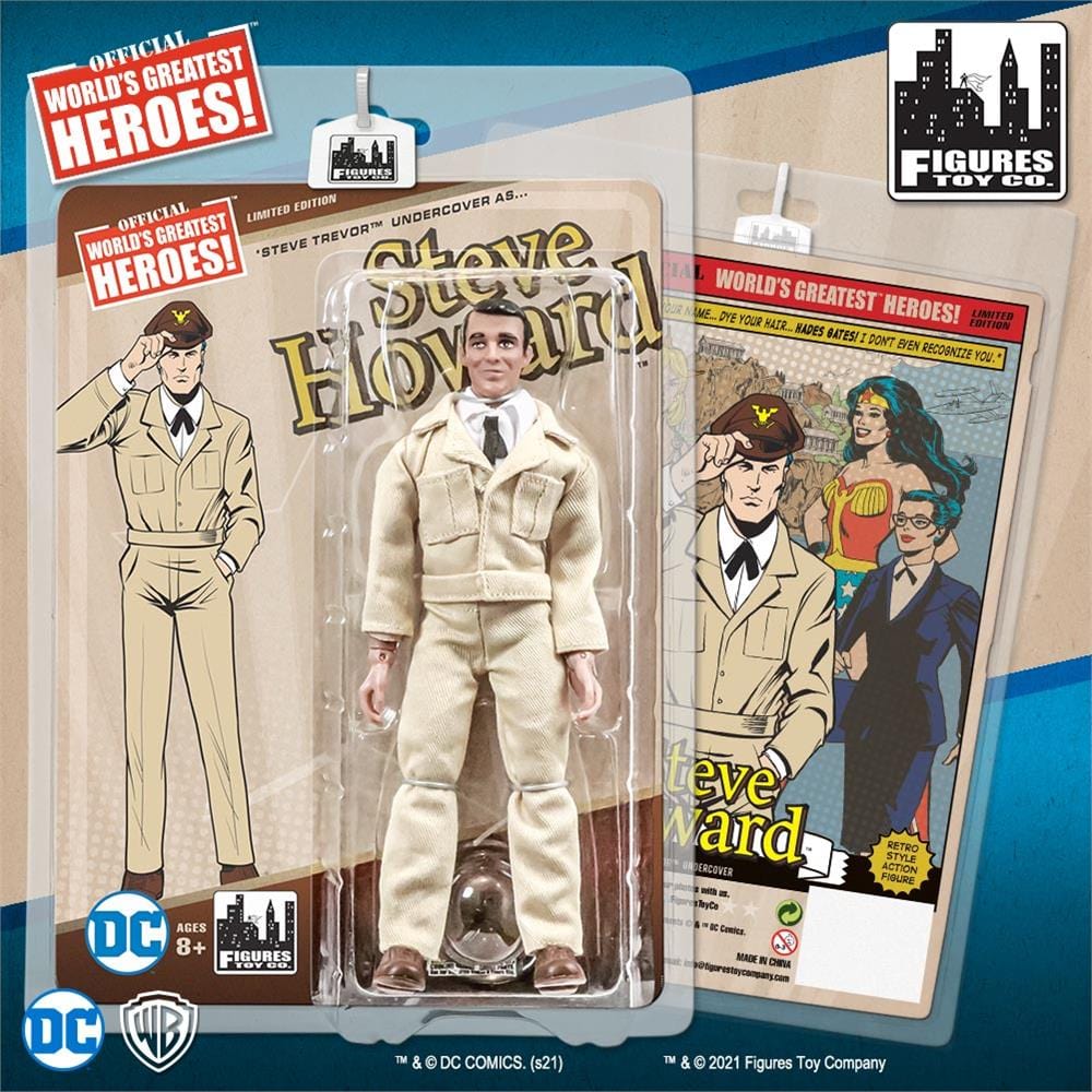 DC Comics Retro 8 Inch Action Figure Series: Steve Trevor [Undercover as Steve Howard]