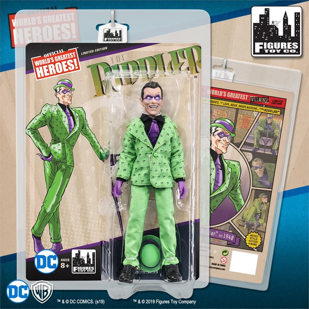 DC Comics Retro 8 Inch Action Figure Series: The Riddler [Suit ...