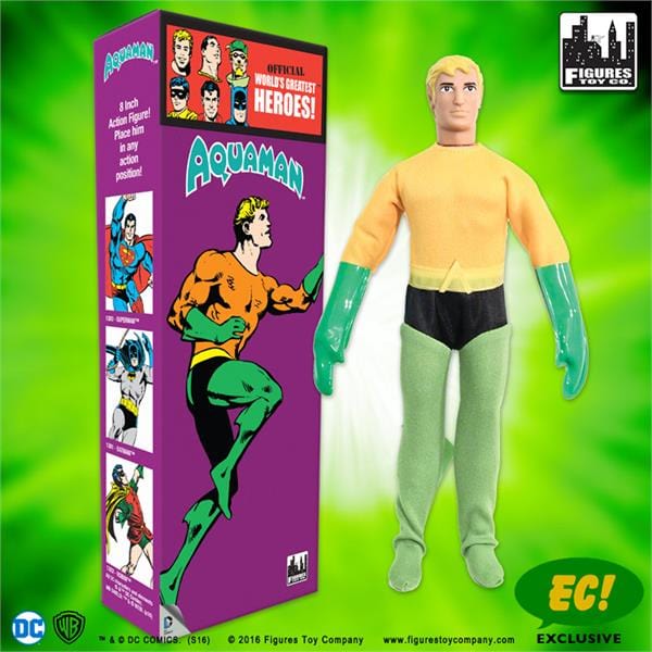 DC Comics Retro 8 Inch Action Figures: Boxed Aquaman