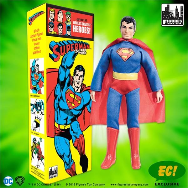 DC Comics Retro 8 Inch Action Figures: Boxed Superman