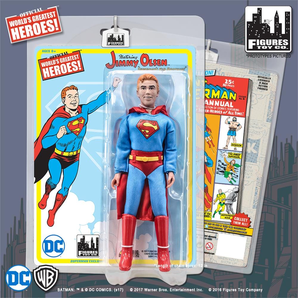 DC Comics Retro 8 Inch Action Figures: Jimmy Olsen in Superman Outfit