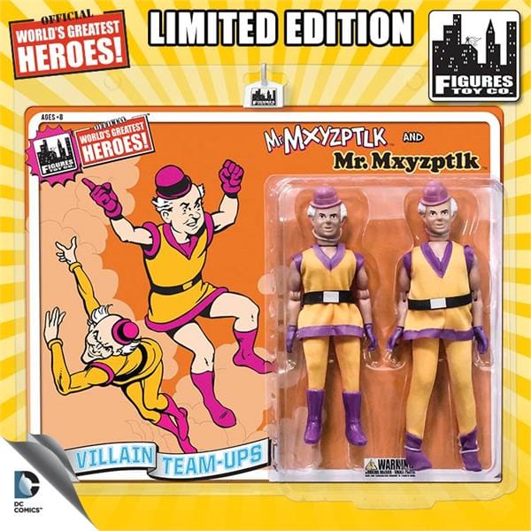 DC Comics Retro 8 Inch Action Figures Two-Pack: Mr. Mxyzptlk