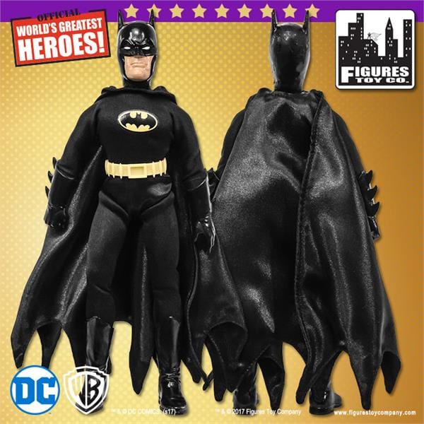 DC Comics Retro 8 Inch Black Outfit Batman (New Head Sculpt) Action Figure