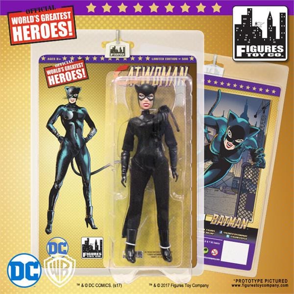 DC Comics Retro 8 Inch Black Outfit Catwoman Action Figure
