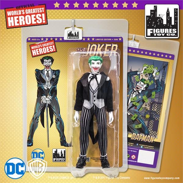 DC Comics Retro 8 Inch Black Outfit Joker Action Figure