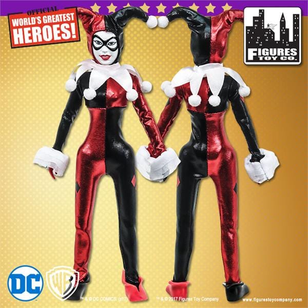 DC Comics Retro 8 Inch Golden Card Harley Quinn Action Figure