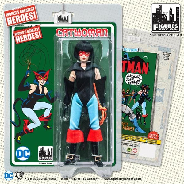 DC Comics Retro 8 Inch Green Card Catwoman Action Figure